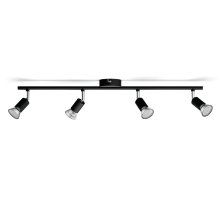 Takspotlight Limbali 4 spots Svart Philips